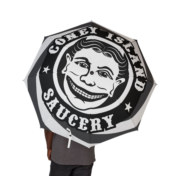 Coney Island Saucery Semi-Automatic Foldable Umbrella