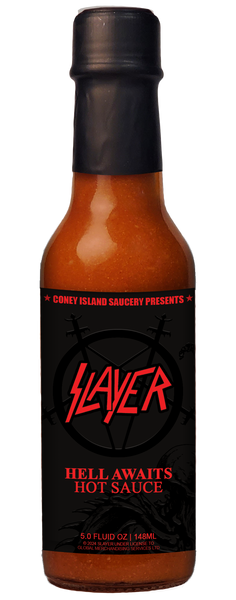 ( presale ) Slayer - Hell Awaits Hot Sauce 5oz