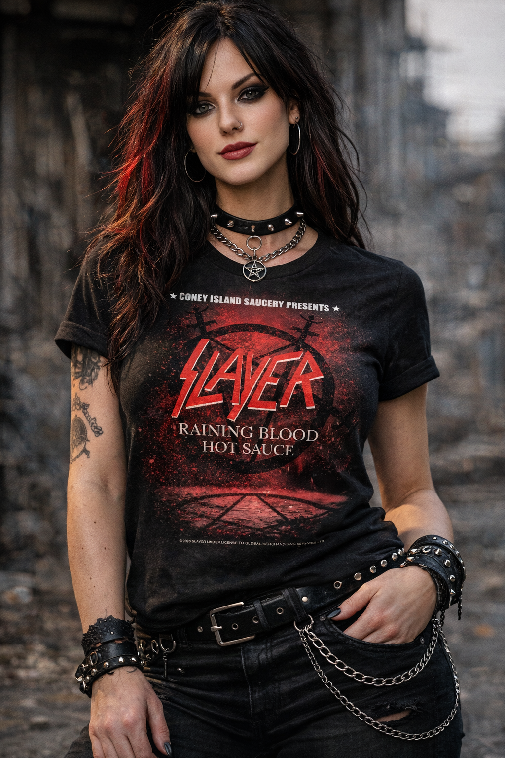 Slayer Raining Blood Bundle | Hot Sauce + T-Shirt