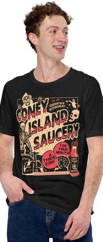 Coney Island Saucery Spook Show Unisex t-shirt