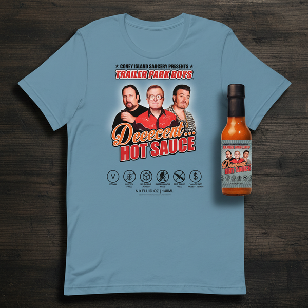 Deeecent Bundle | Trailer Park Boys Hot Sauce + T-Shirt